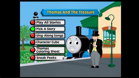 Thomas & Friends: Thomas and the Treasure - US DVD Menu : Lionsgate ...