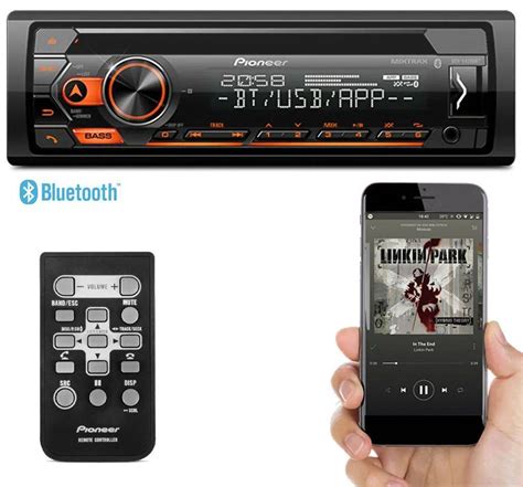 Som Automotivo Cd Player Pioneer Deh S Bt Bluetooth Entrada Auxiliar