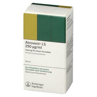 Atrovent LS 250 µg ml 20 ml mit dem E Rezept kaufen Shop Apotheke