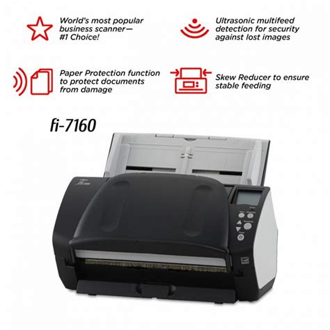 Fujitsu fi-7160 Color Scanner, exceptional safe & reliable