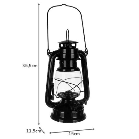 Lampa Naftowa Czarna Retro Loft Na Naft Knot Na Zim Kategorie