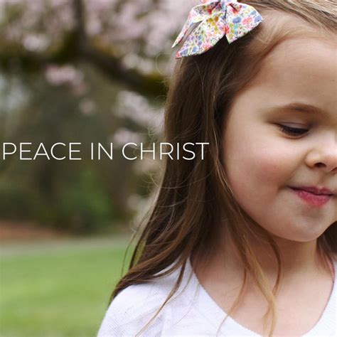 Claire Ryann Crosby – Peace in Christ Lyrics | Genius Lyrics