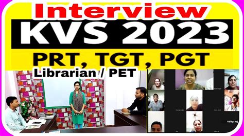 Kvs Interview Strategy For Librarian L Prt Tgt Pgt L Kvs All