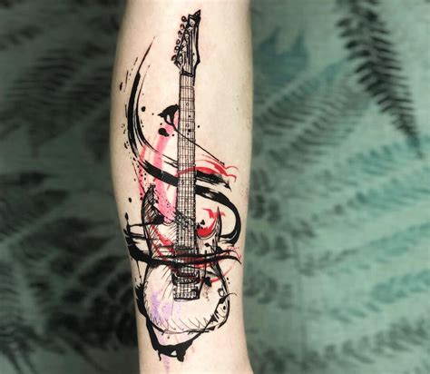 Guitar Tattoo By Thomas Acid Photo 31267