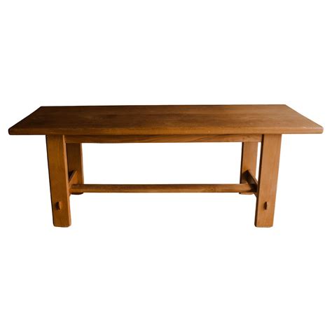 Vintage Elm Dining Table From France Circa 1960 At 1stdibs