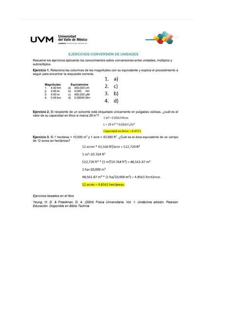 A1 Metrologia Studocu