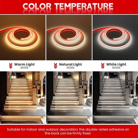 Cob Led Band Streifen Stripe Leiste Wasserdicht Lichtschlauch