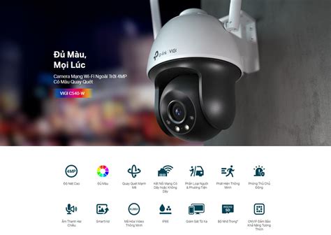 Camera TP-Link VIGI C540 -W (4mm) Chính Hãng