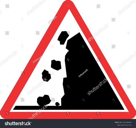 4,703 Falling Rocks Sign Images, Stock Photos & Vectors | Shutterstock