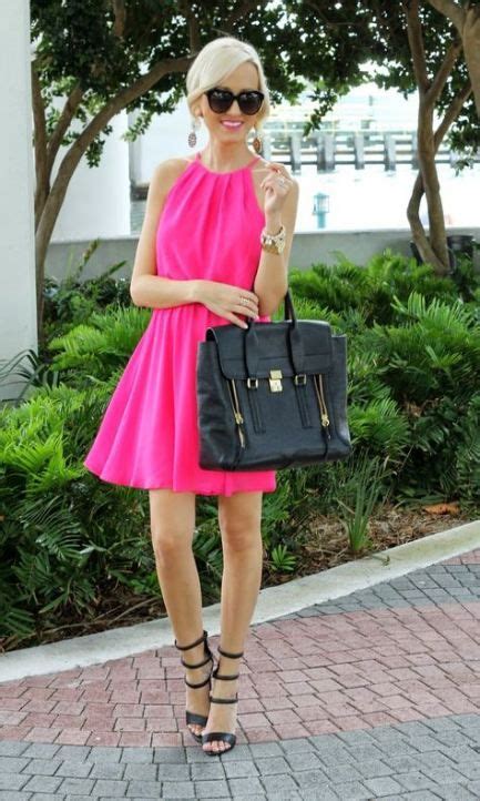 How To Wear Hot Pink Midi