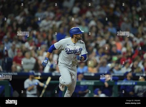 Los Angeles Dodgers Jd Martinez Plays During The Eighth Inning Of A