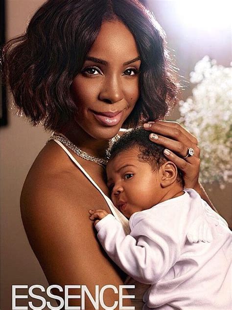 Kelly Rowland Radiates on the April '15 Cover of Essence with Husband Tim & Baby Boy Titan ...