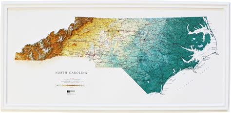 Raised Relief Map