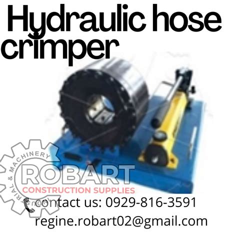 Hydraulic hose crimper, Commercial & Industrial, Construction Tools & Equipment on Carousell