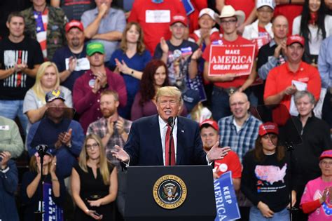 Live President Trump Holds A Rally In Minnesota