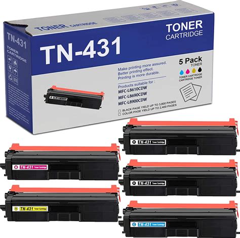 Tn Tn Pack Toner Cartridge Replacement For Brother Hl L Cdw