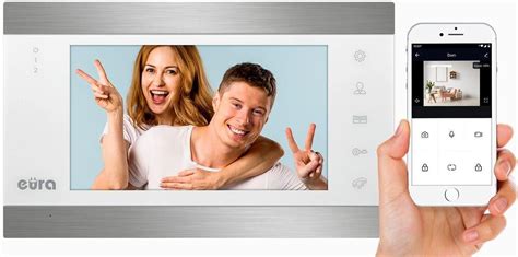 Videofon Eura Monitor Eura Vda C Bia Y Lcd Ahd Wifi Pami