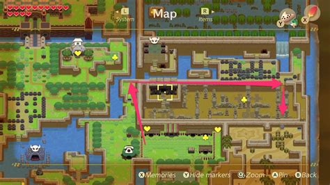 Links Awakening Face Shrine Walkthrough And Maps Polygon