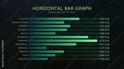 Data-Driven Horizontal Bar Graph Infographic Stock Template | Adobe Stock