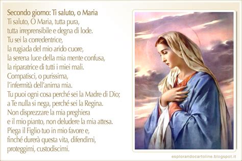 Cartoline Per Tutti I Gusti Cartolina O Santino Preghiere Della Novena Con Bella Immagine