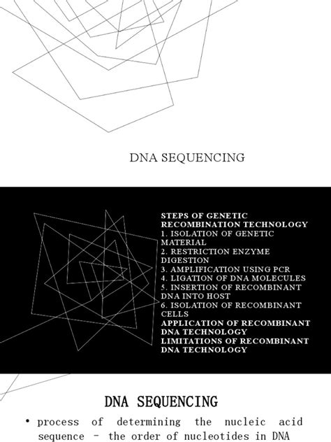 A Comprehensive Overview of Modern DNA Sequencing Techniques and Their ...