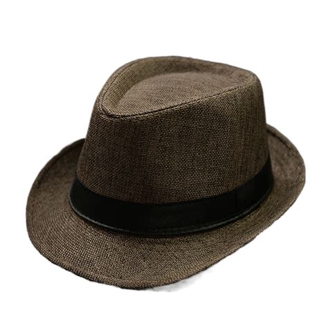 Men Women Crushable Fedora Hat Jazz Caps Trilby Fedoras Straw Summer Sun Hatspanama Hat Wide