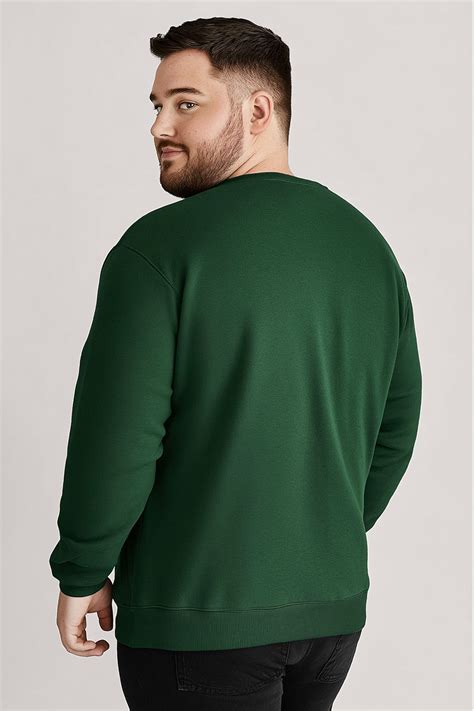 Sweatshirt I Grön Färg Med Boston Original Tryck Hedrix