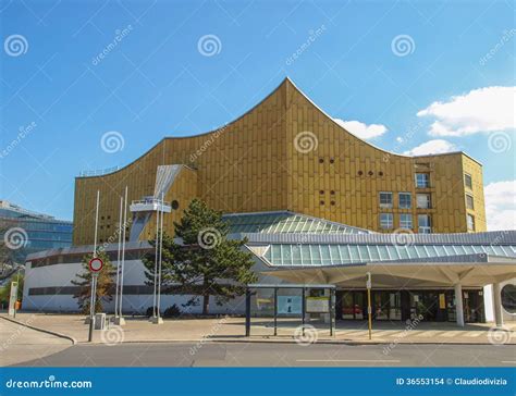 Berliner Philharmonie editorial stock image. Image of landmark - 36553154