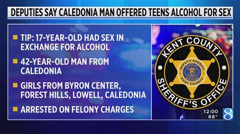 Deputies Caledonia Man Offered Teens Alcohol For Sex Youtube