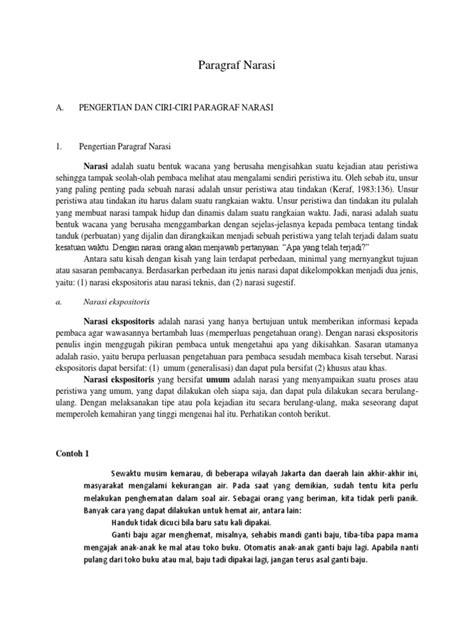 detail contoh narasi ekspositoris koleksi nomer