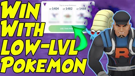 How To Beat CLIFF New Team With Low Levels In Pokemon GO YouTube