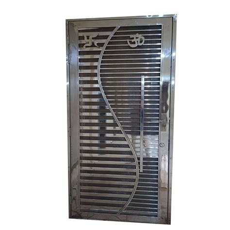 Polished 16mm Stainless Steel Security Door For Home Size 6 X 2 Feet