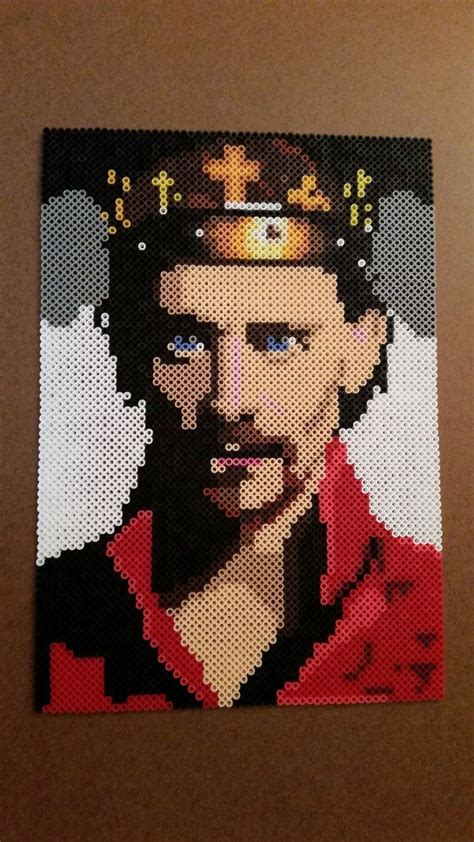 Tom Hiddleston Portrait The Hollow Crown Perler Beads By Werekittylair Perler Bead Patterns