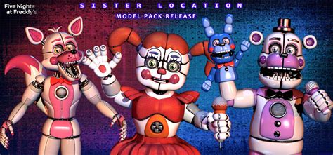 Sister Location Vr Pack Blender Release Part I By Jorjimodels On