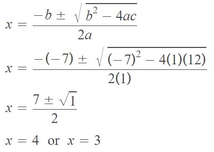 Steps For Solving Quadratic Equations By Using The Formula - Tessshebaylo