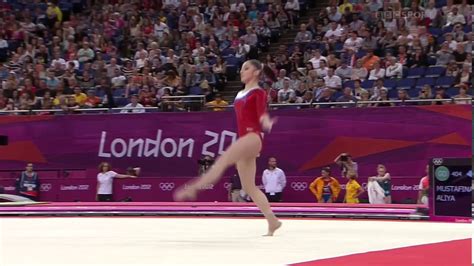 Aliya Mustafina 2012 Olympics Qf Fx Youtube