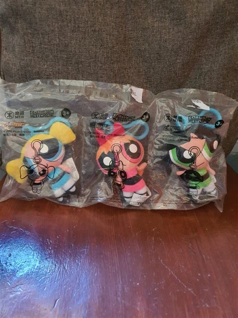 Powerpuff Girls 4 Plush Clip Ons Hobbies Toys Toys Games On