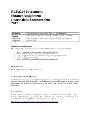 Individual Vba Assignment Details Pdf Monash University Faculty