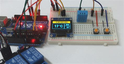 Arduino e DHT11 Controle de relé por temperatura Arduino e Cia