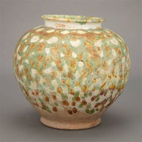 Chinese Sancai Glazed Pottery Jar