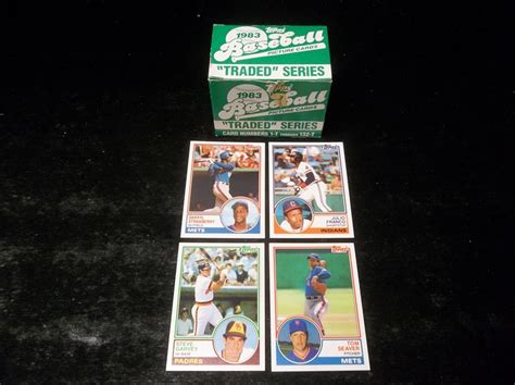 Lot Detail Topps Baseball Traded Set