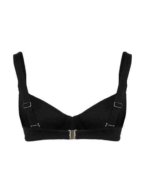 Simkhai Lia Cupped Bikini Top Black FARFETCH