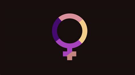 Female Sex Symbol Icon Alpha Channel Animation Female Gender Icon Woman Sign Female Icon