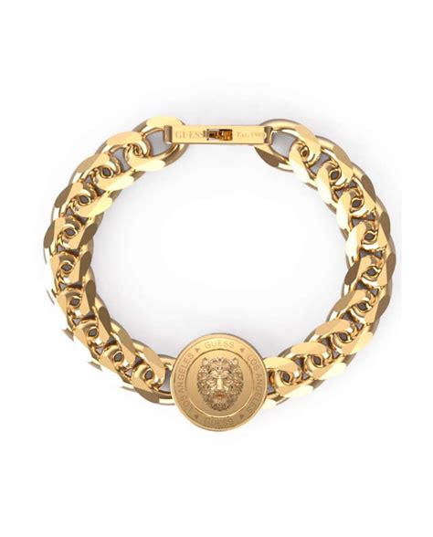 Pulsera Guess Lion King Hombre Jumb Jwygs Joyer A Oliva