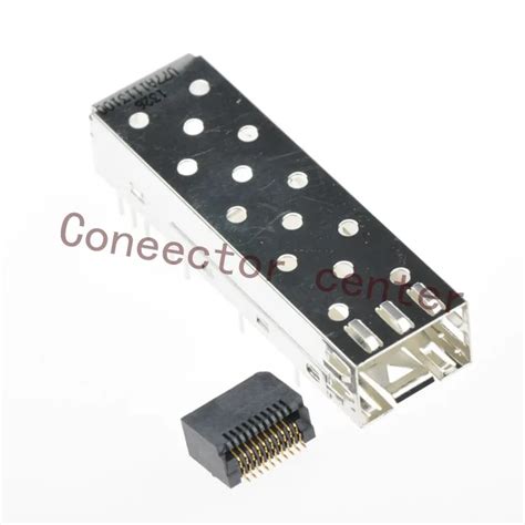 Sfp Connector 20pin Surface Mount Smd 1367073 1 Original Sfp Cage