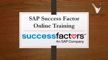 PPT SAP Success Factors PDF PowerPoint Presentation Free To