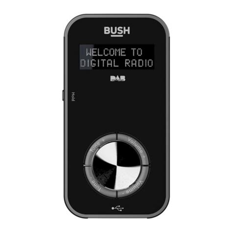 Bush Personal Dab Radio Black Dab Digital Radios Home Audio