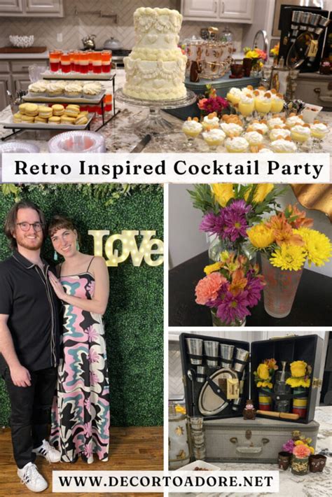 Retro Inspired Cocktail Party - Decor To Adore