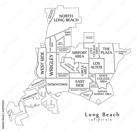 Exploring Long Beach, CA: Your Ultimate Neighborhood Map Guide – Travel ...