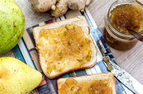 Aromatische Birnen Ingwer Marmelade WirEssenGesund